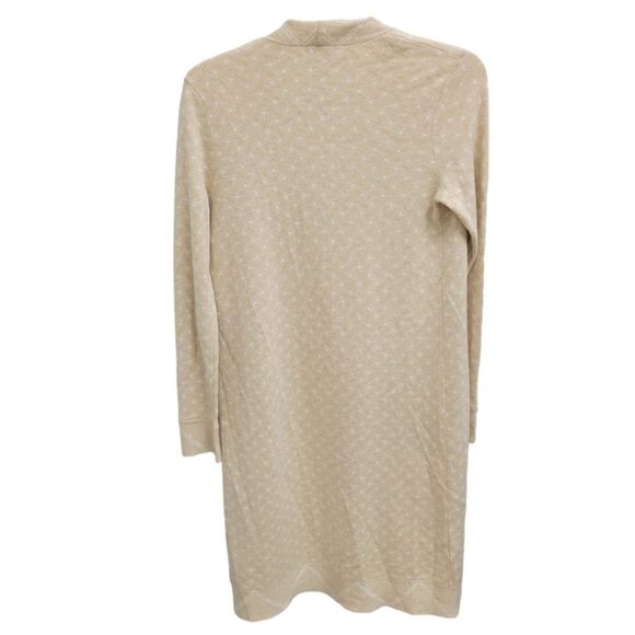 J. McLaughlin Rosalind long Open patterned beige cardigan sweater duster XS NWT - Picture 3 of 6